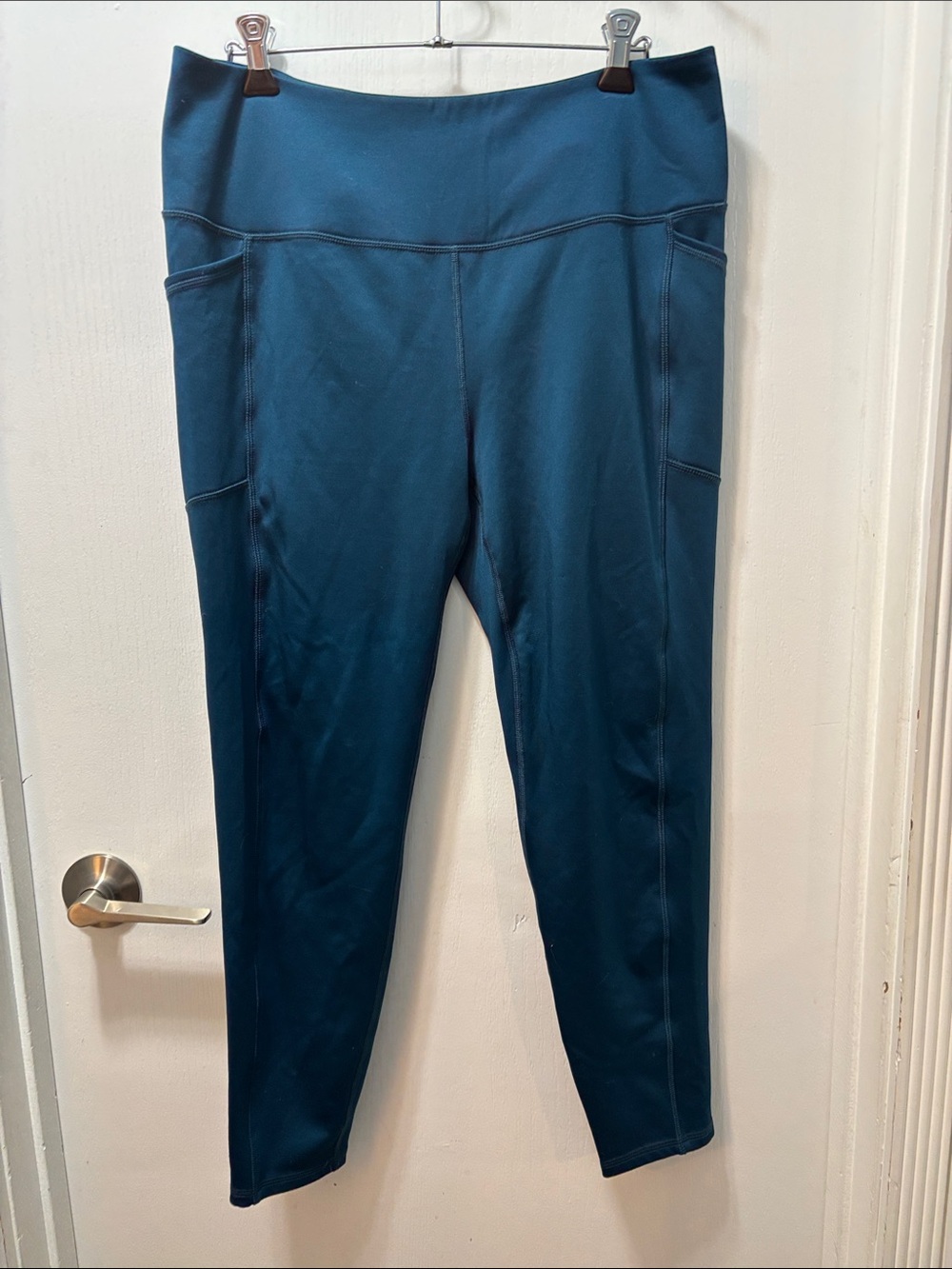Spyder Teal High-Waist Leggings
